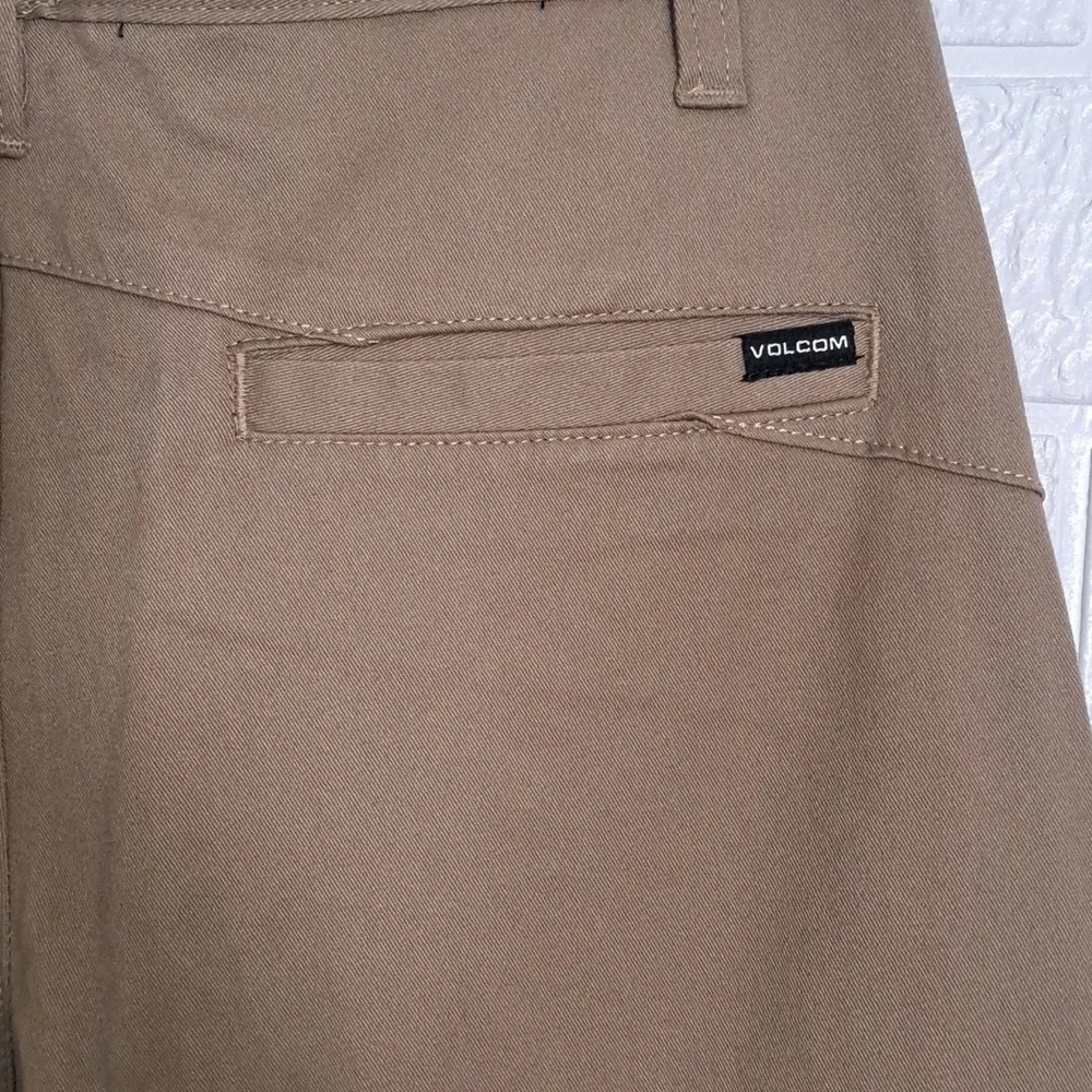 Volcom VMONTY STRETCH PANTS - KHAKI BROWN 29 - Picture 10 of 11